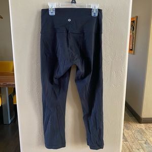 Black 23” Wunder Under Lululemon